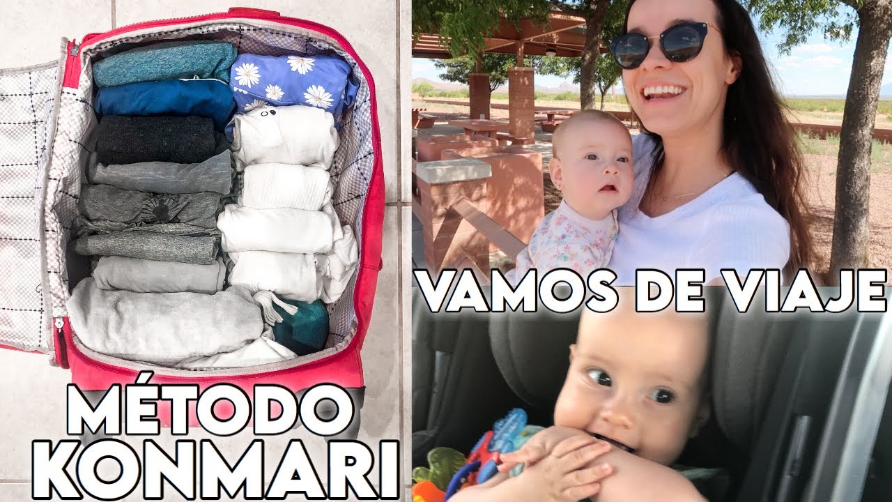 CÓMO EMPACAR SEGÚN MARIE KONDO |  MÉTODO KONMARI . VIAJA CONMIGO: VLOG | ALEJANDRA C MALDONADO
