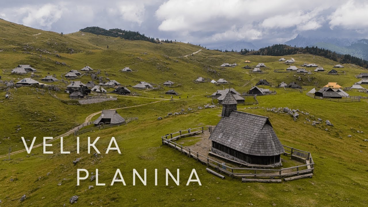 Velika Planina In Slovenia 4K Drone Video | DJI Mini 4 Pro