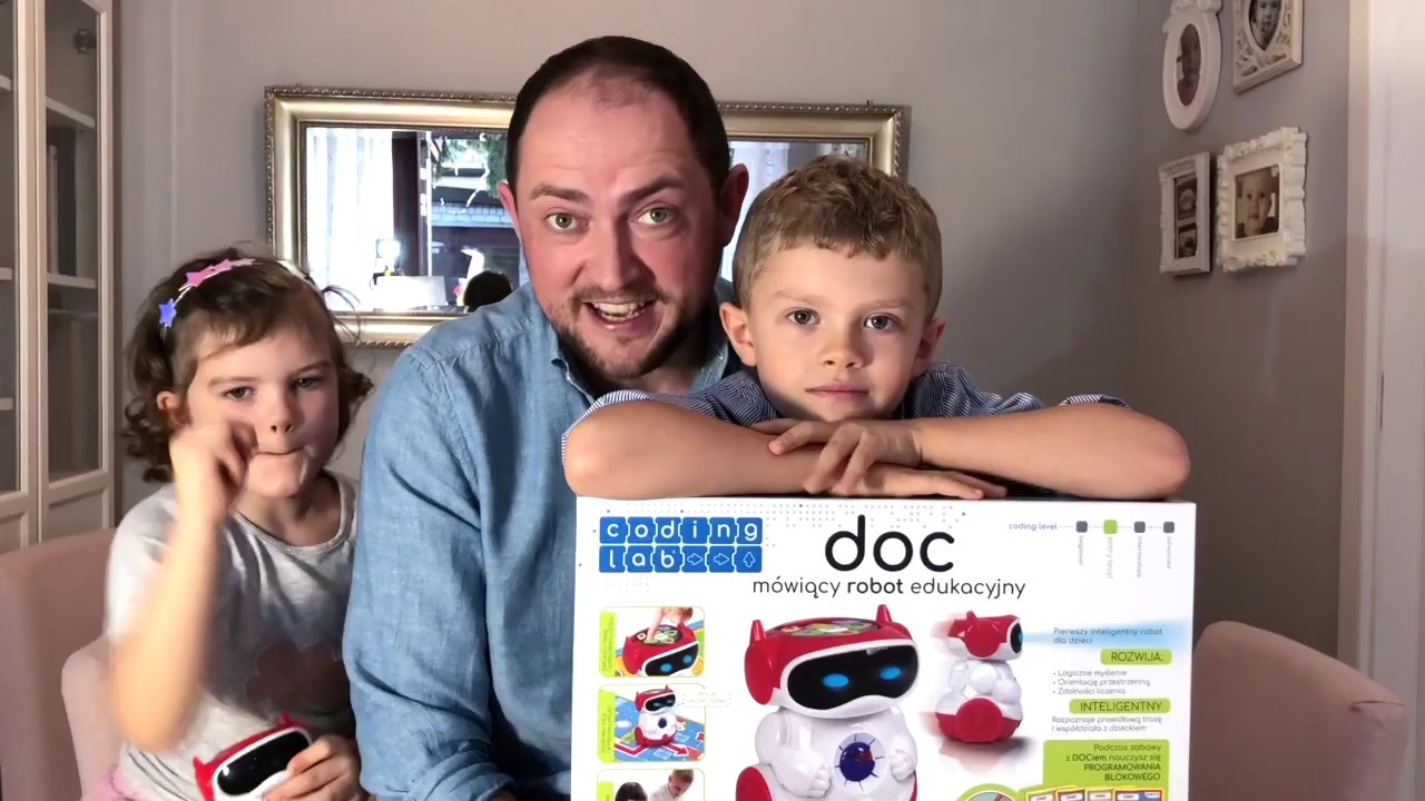 DOC - m&oacute;wiący robot edukacyjny - pierwszy robot dla dziecka - Clementoni