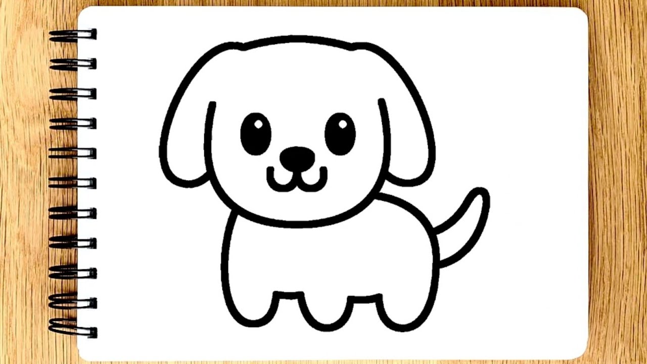 How To Draw A Dog Step by Step | Dog Drawing Easy For Kids |