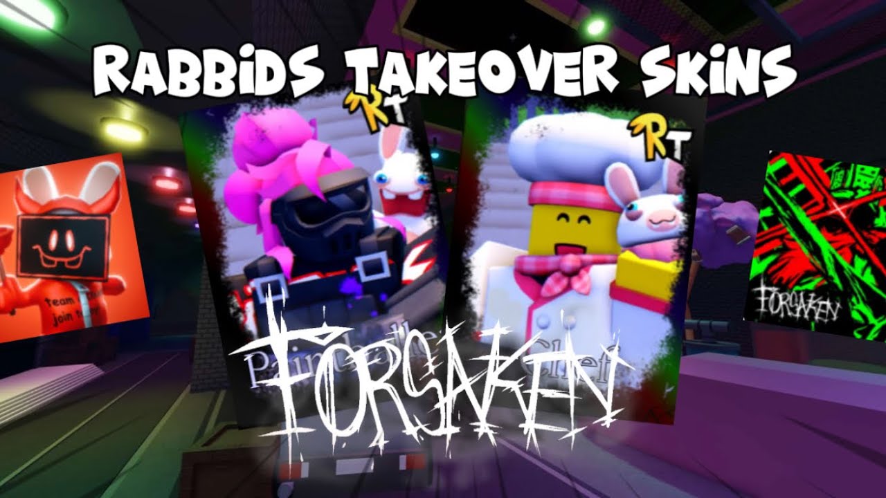 WINNNG With The *NEW* Rabbids: Takeover Skins (Roblox Forsaken)