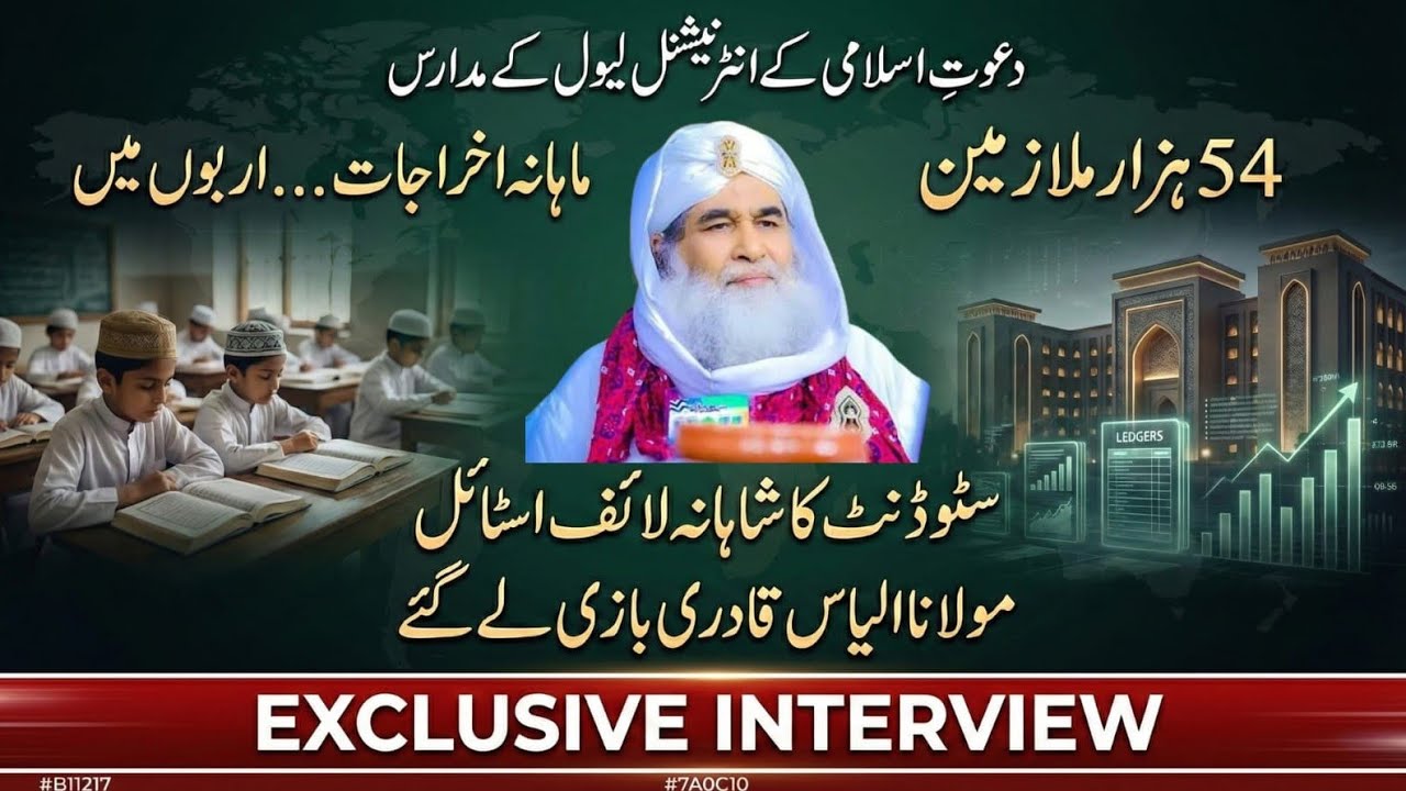 Dawat e Islami Molana Ilyas Qadri Lifestyle | Modern School Faizan e Madina 