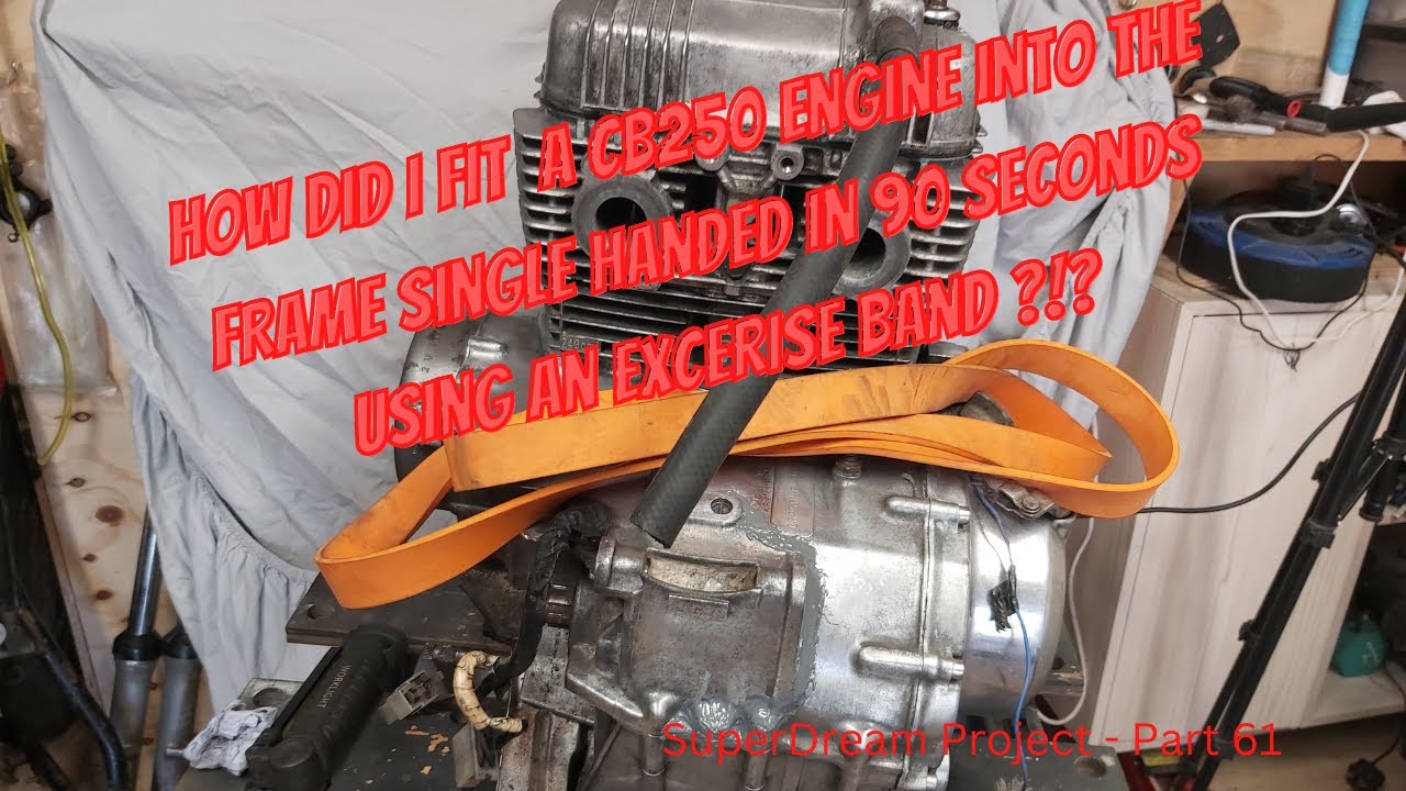 Fitting an engine alone made easy? Project Bike - Part 61
