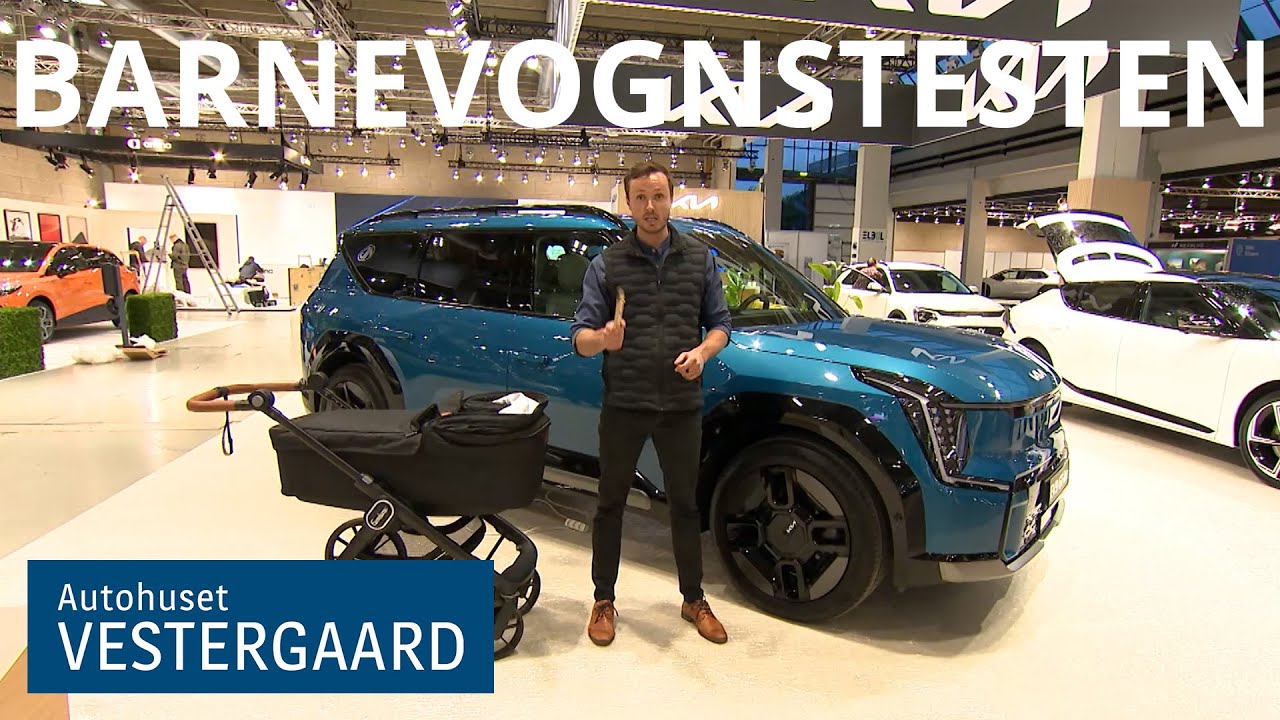 Kia EV9 | Barnevognstest - hvor meget plads er der i den STØRSTE Kia?