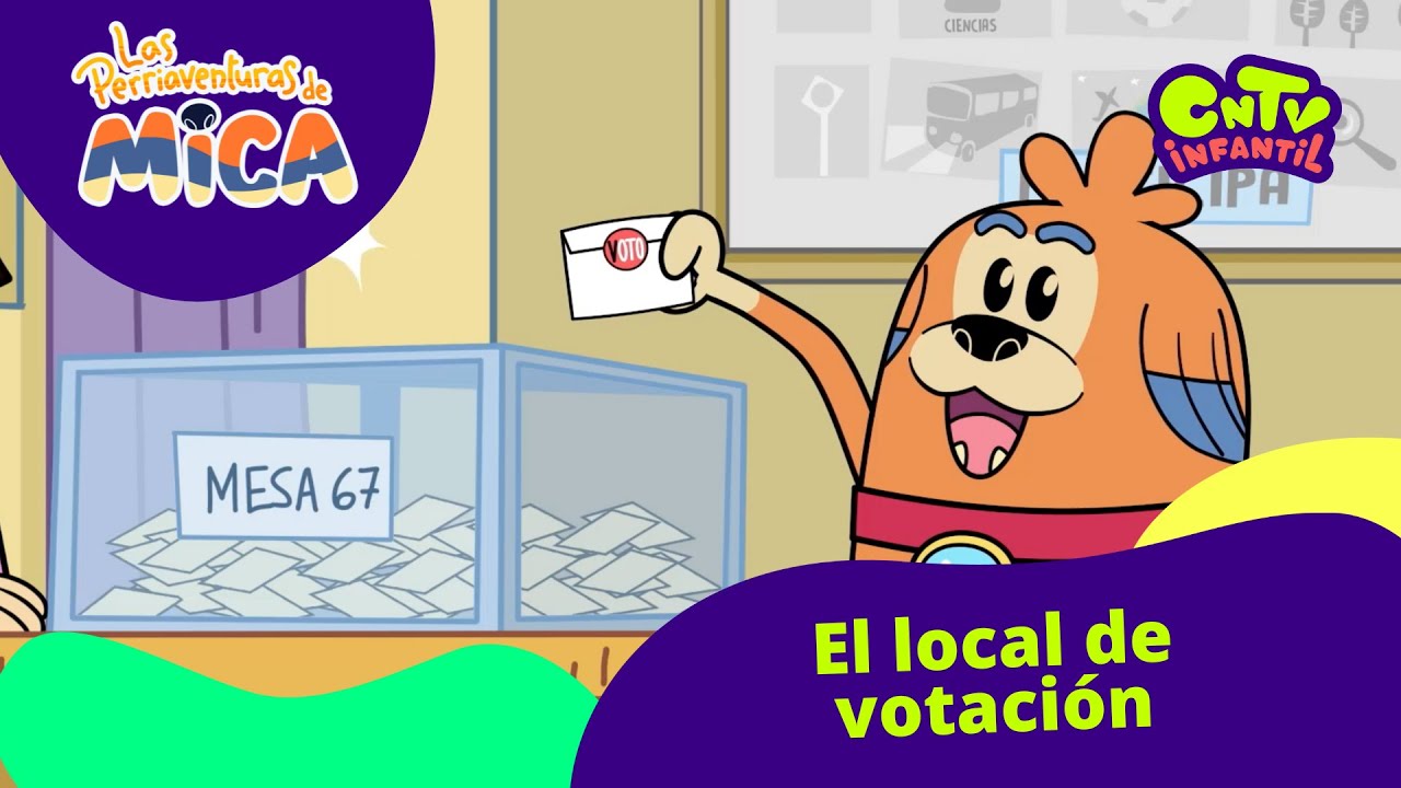 El local de votación - Las perriaventuras de Mica
