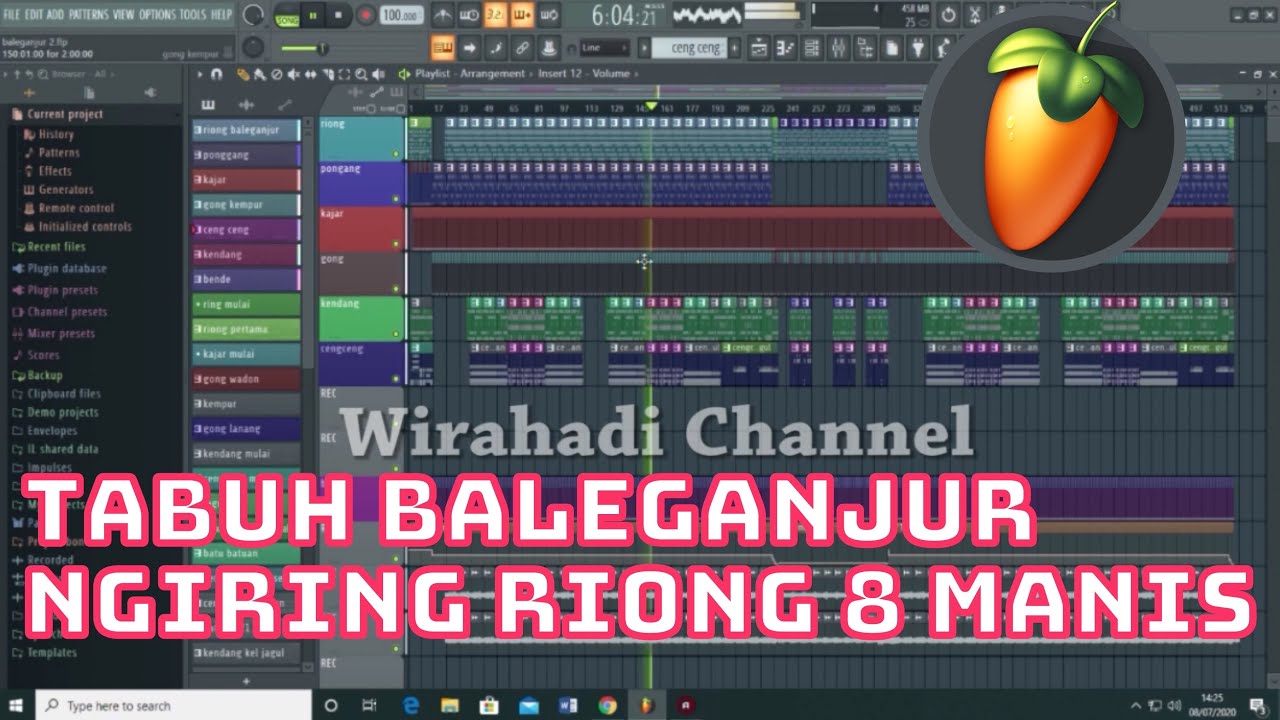 Tabuh Baleganjur Ngiring/Melasti Riong 8 Manis FL Studio 20