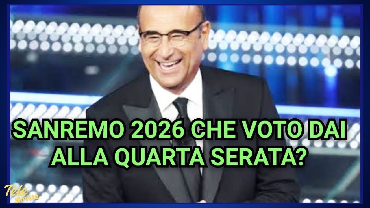 SANREMO 2026 CHE VOTO DAI ALLA QUARTA SERATA? #sanremo2026 #sanremo #carloconti