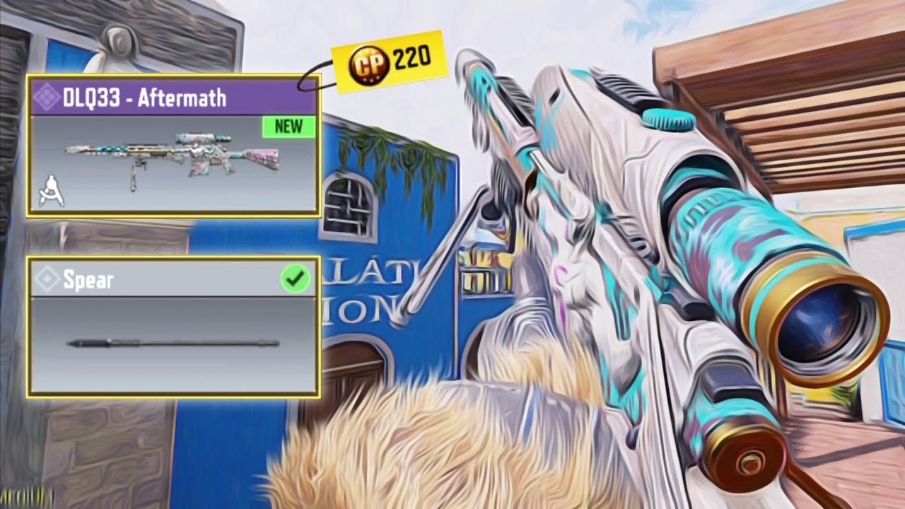 New BP DLQ33-Aftermath Sniper Is Insaane In COD Mobile!