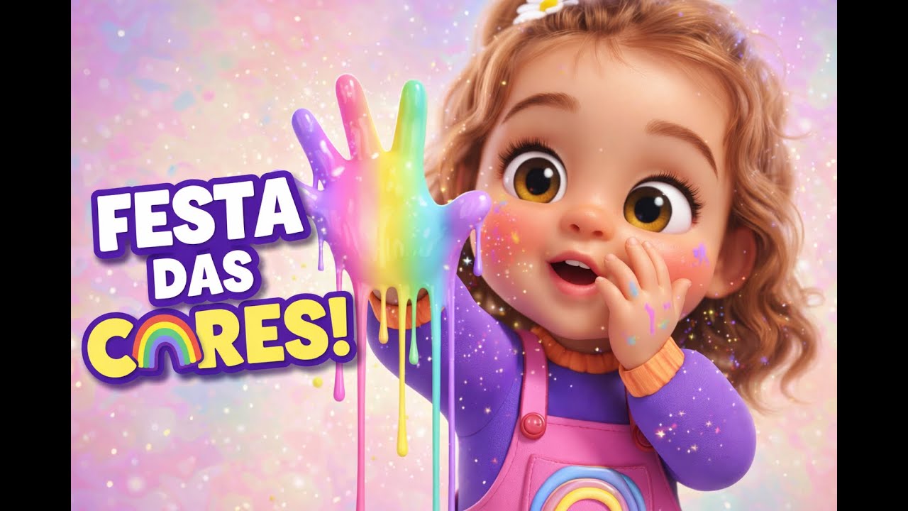 🎨 Pêpolêda e a Festa das Cores | Música Infantil Divertida