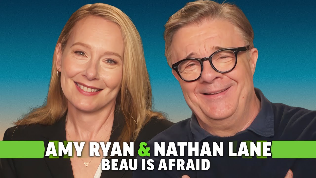 Beau Is Afraid's Nathan Lane & Amy Ryan on Filming Ari Aster's Lord of the Rings