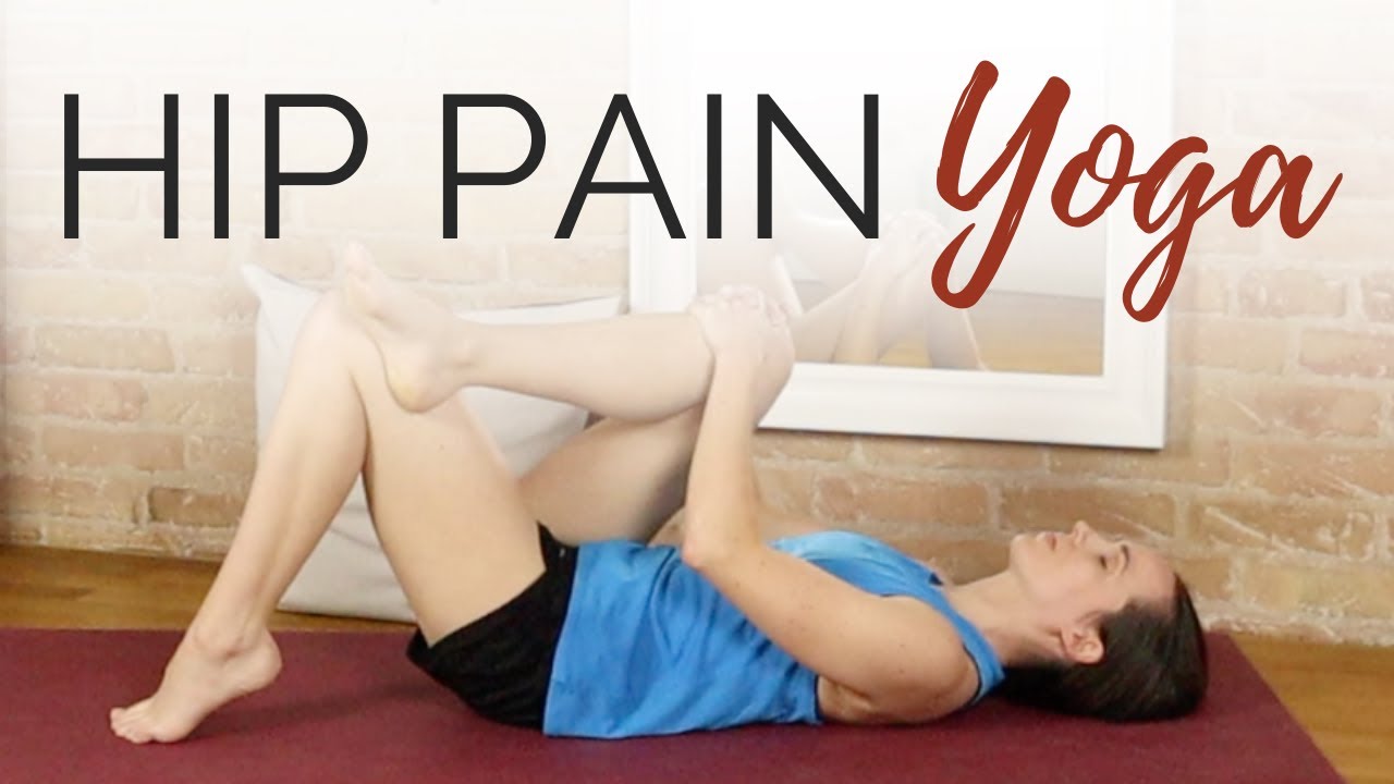 Yoga for Hip Pain - 10 minute Supine Stretch Practice for Bursitis and Pain in the Hip