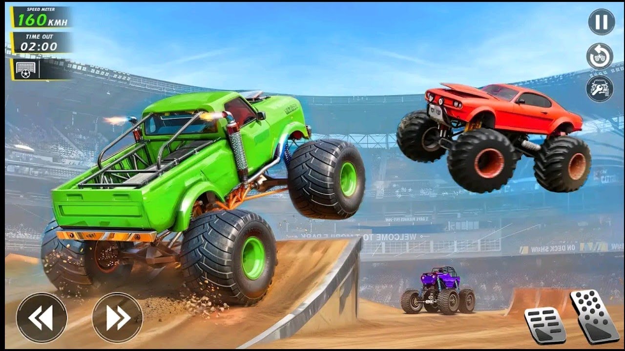 Monster truck stunt game 🤟| Maga ramp challenge  | Android games | DRS GAMER