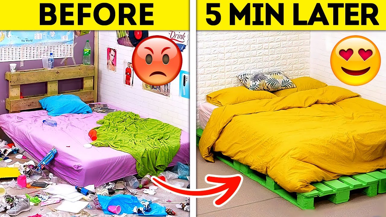 BEDROOM TRANSFORMATION || Fantastic Home Decor DIYs That Will Save Your Money