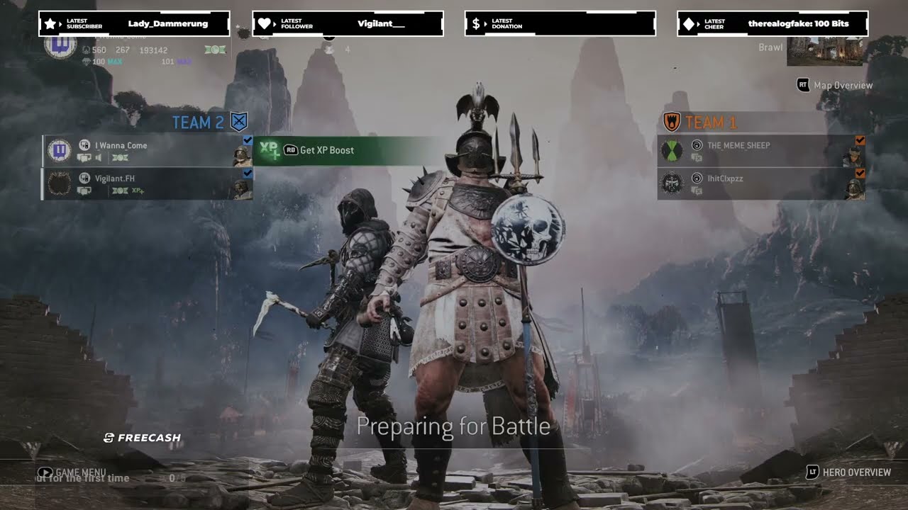 Salty Kyoshin - For Honor Brwals Gameplay