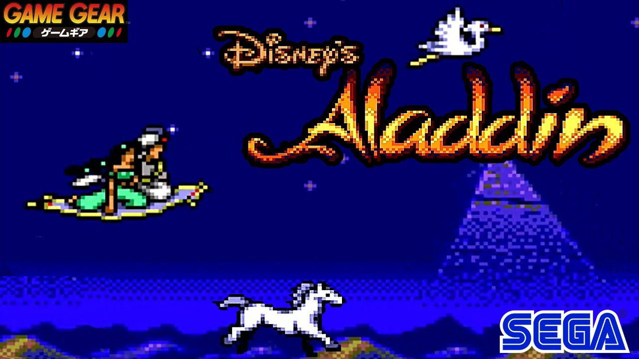 【Disney】ゲームギア『アラジン Aladdin』＿OP~ED　(全９ステージクリア）