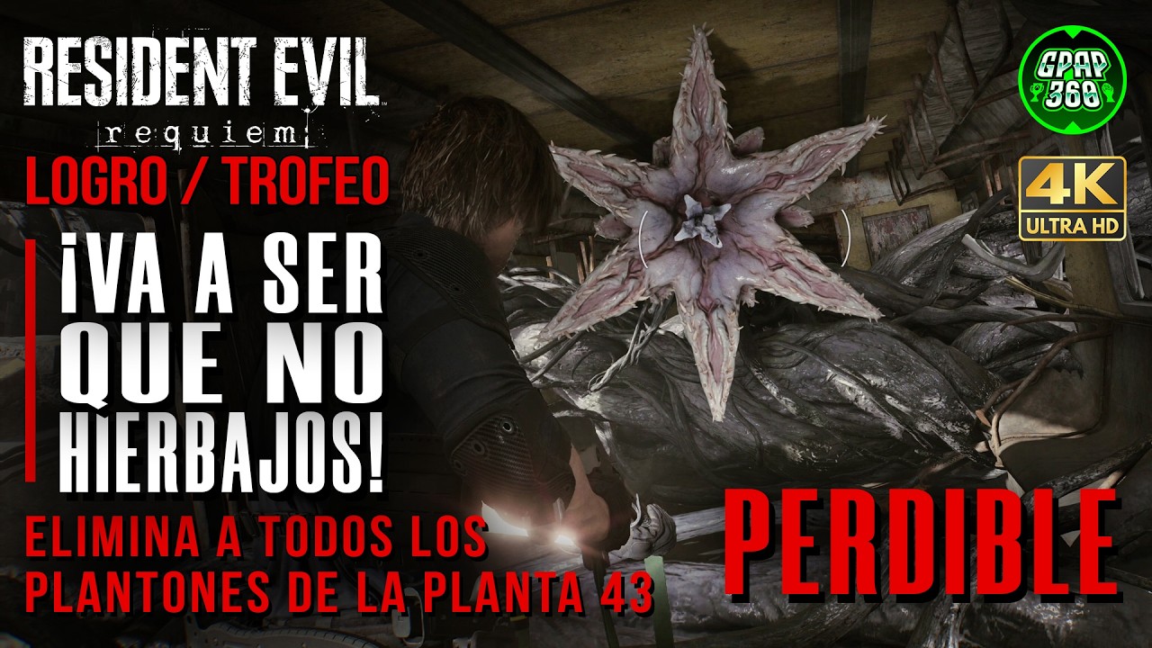Resident Evil Requiem | Logro / Trofeo: ¡Va a ser que no, hierbajos! (Plantones de la planta 43)
