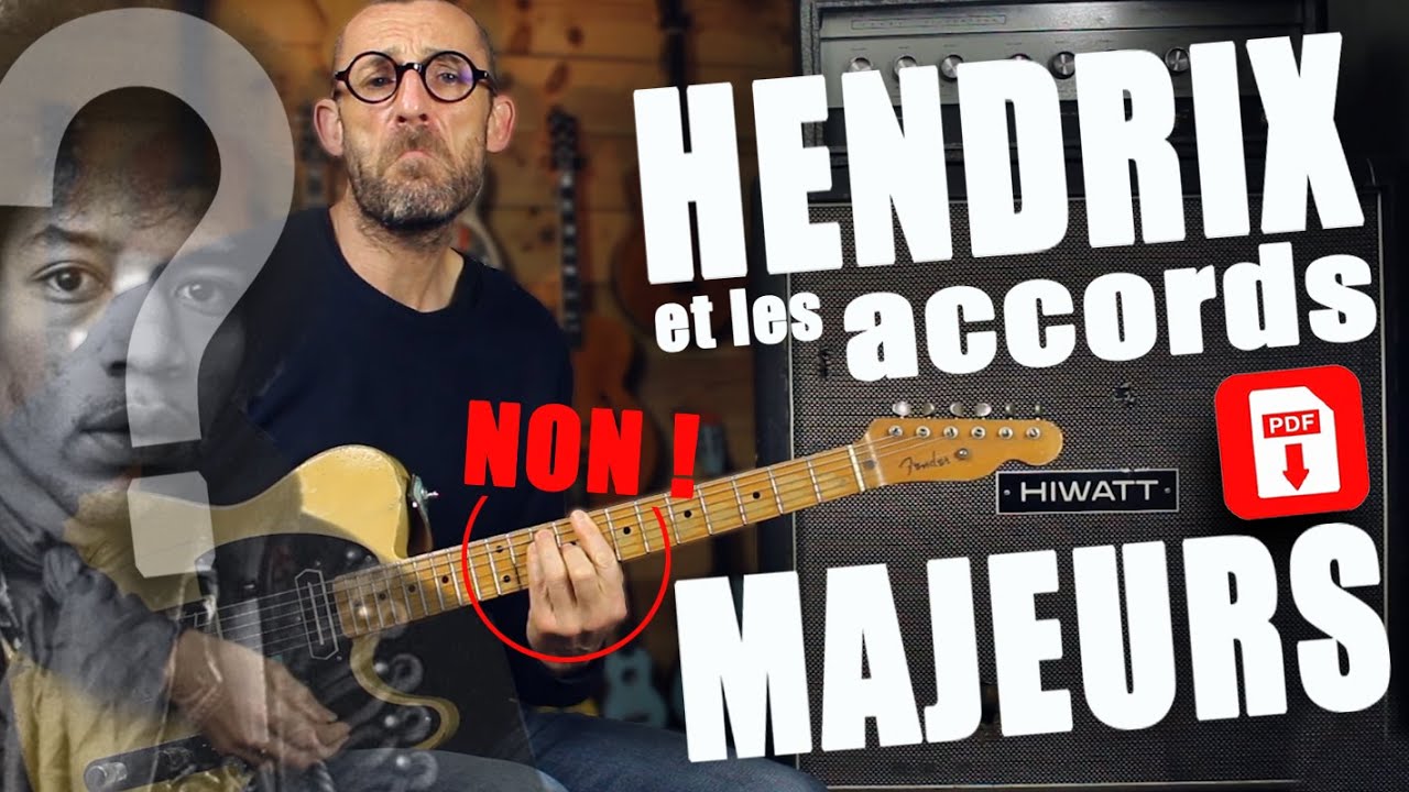 ACCORDS MAJEURS JIMI HENDRIX STYLE - PDF