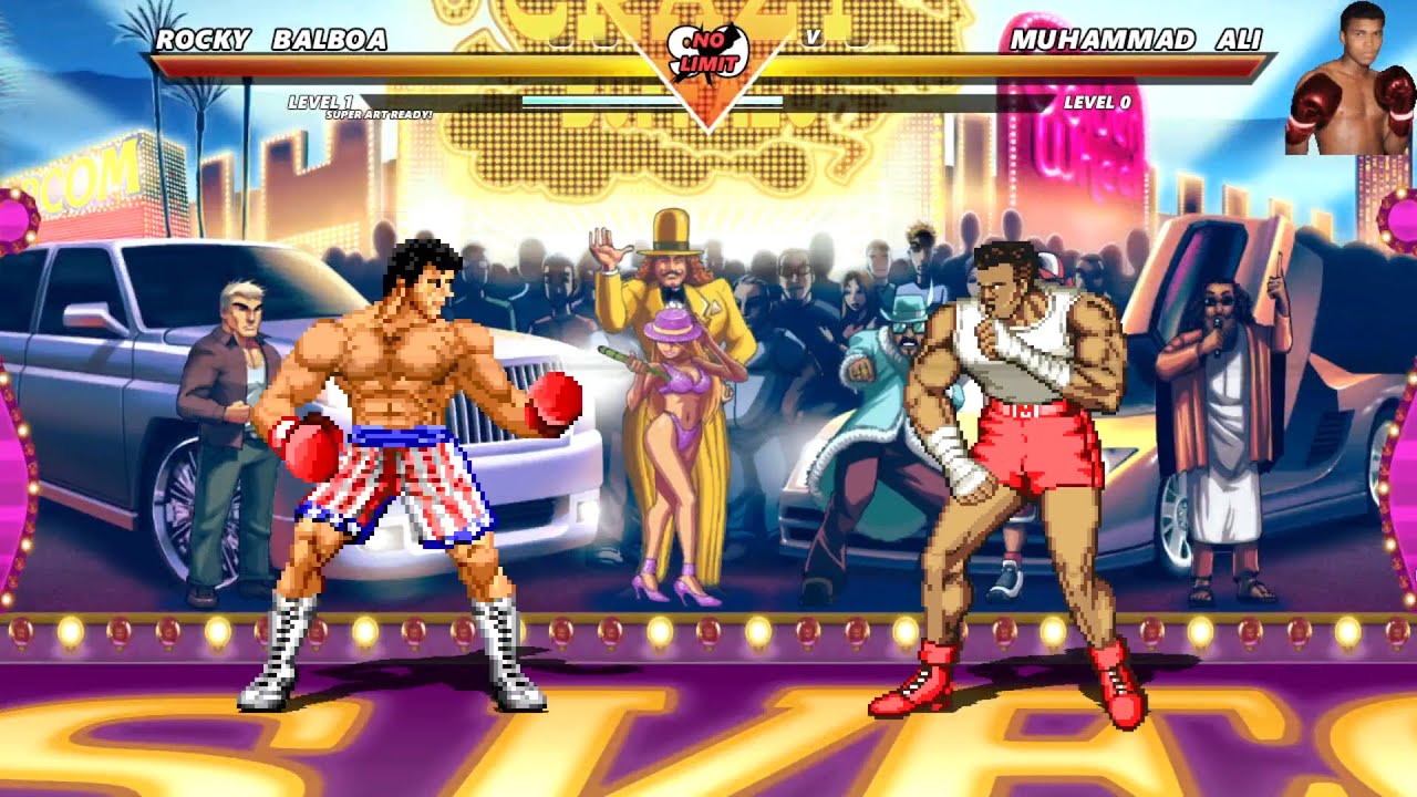 MUHAMMAD ALI vs ROCKY BALBOA vs BALROG - 2 EPIC BATTLE- STREET FIGHTER HARDEST LEVEL BATTLE GAMEPLAY