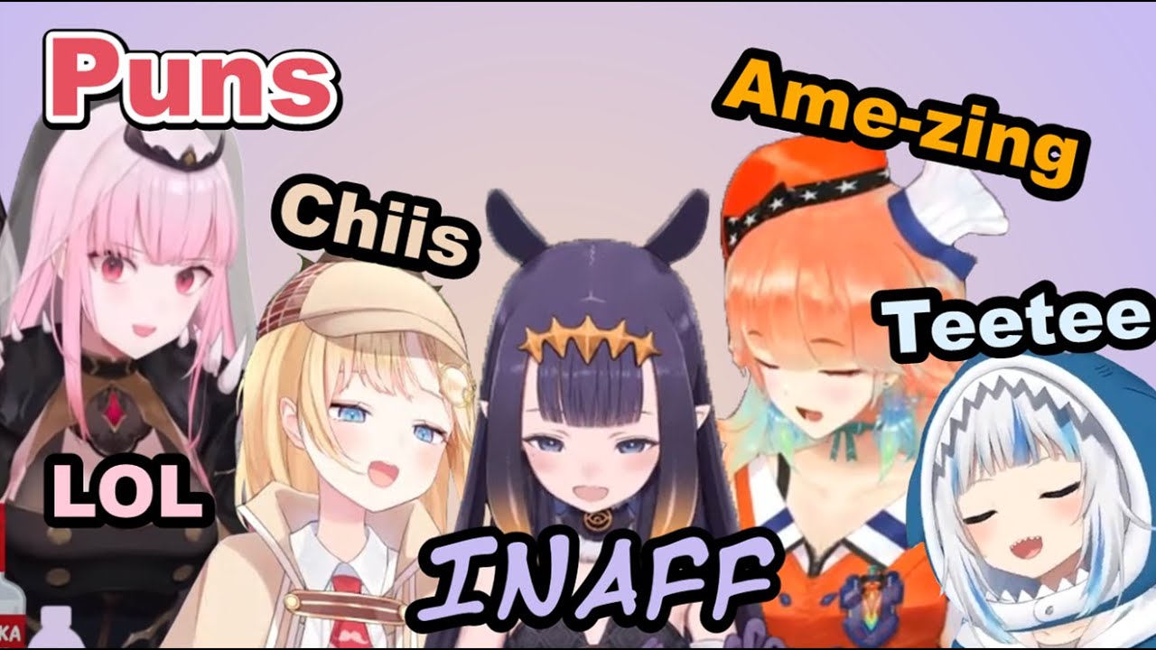 Ninomae Ina'nis and puns