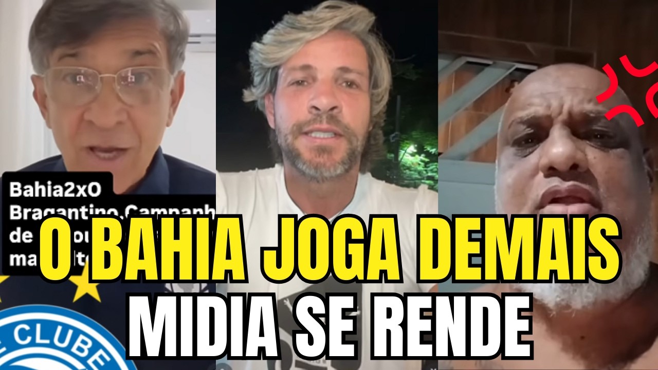 MÍDIA RASGA ELOGIOS E OS SECADORES SE MORDEM APÓS O TRIUNFO DO BAHIA