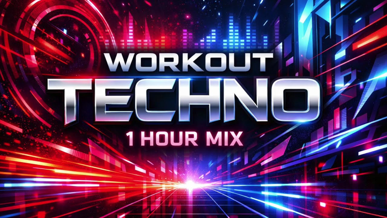 🔥 1 Hour Techno Workout Background Music | Gym, Training, Focus & Energy Boost 🔥
