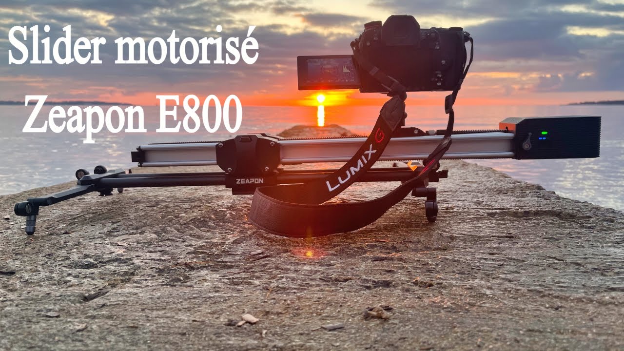 Slider motorisé Zeapon E800 : test et tuto complet (+1 slider offert)