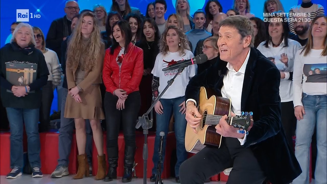 Gianni Morandi ricorda il grande Lucio Dalla - Domenica In 26/01/2025