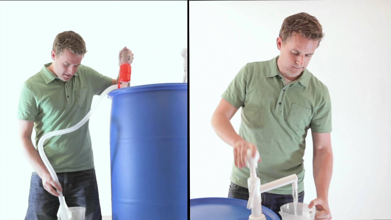 Get water out of your barrel/drum easier with this pump.