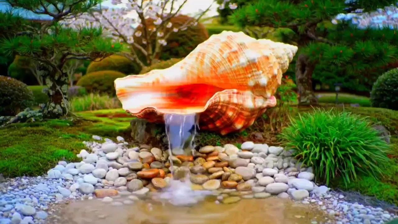 Soothing Water Fountain & Gentle Piano 🌙 Deep Sleep & Relaxation