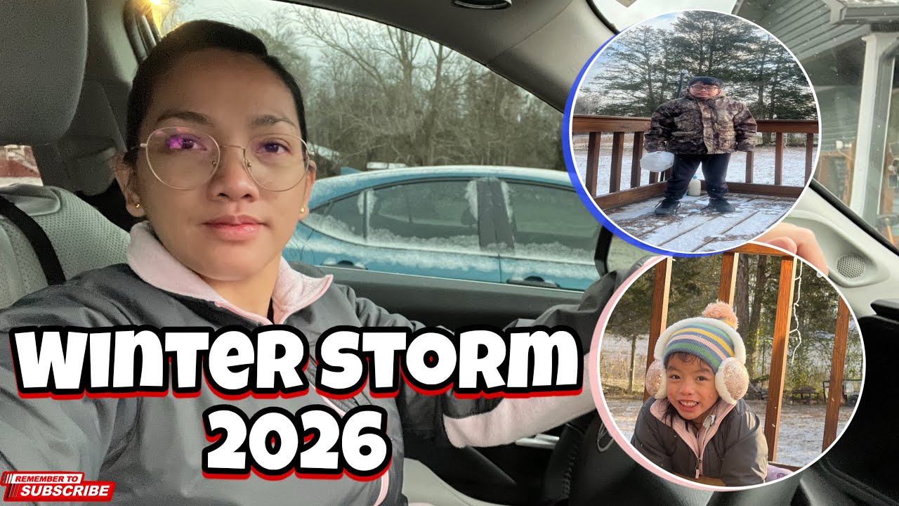 WINTER STORM IN TENNESSEE-ALABAMA | FILIPINO NURSE IN USA | USRN | FAMILY VLOG