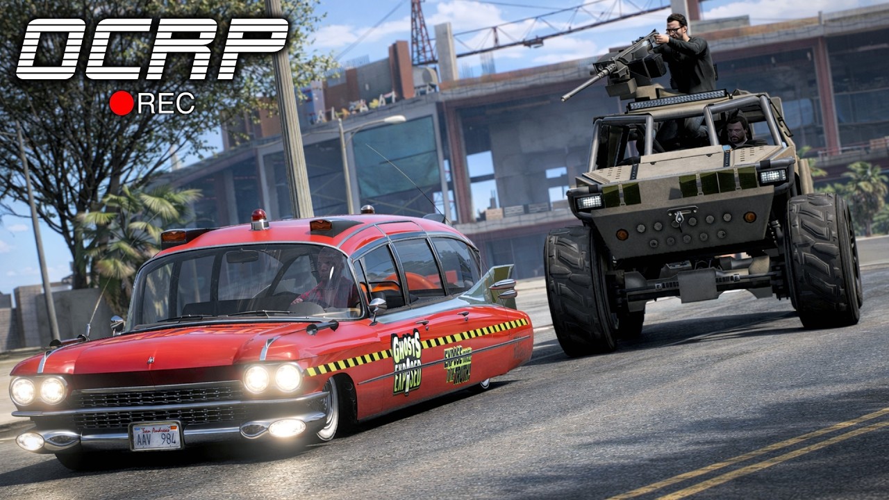 The Ghostbuster Getaway in GTA 5 RP