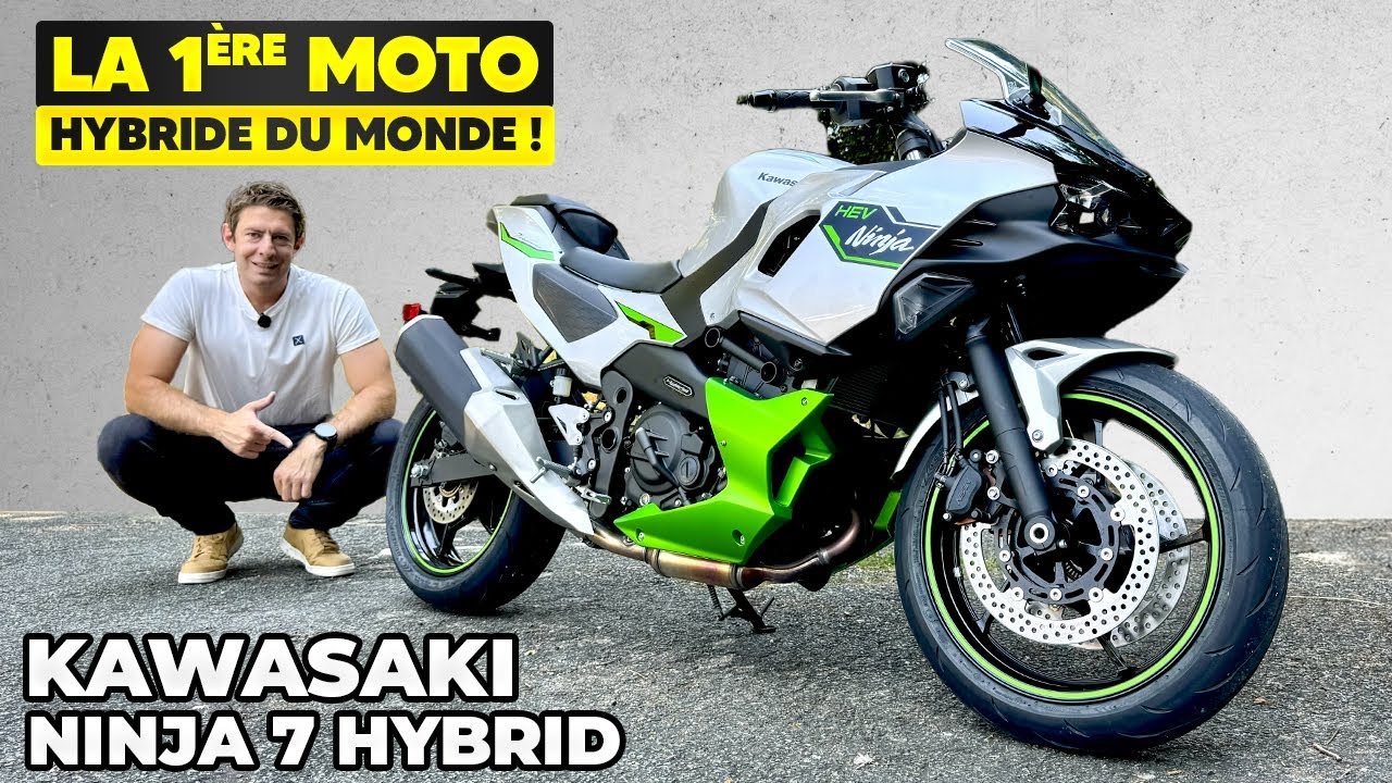 Essai Kawasaki Ninja 7 Hybrid – La 1ère moto hybride au MONDE !
