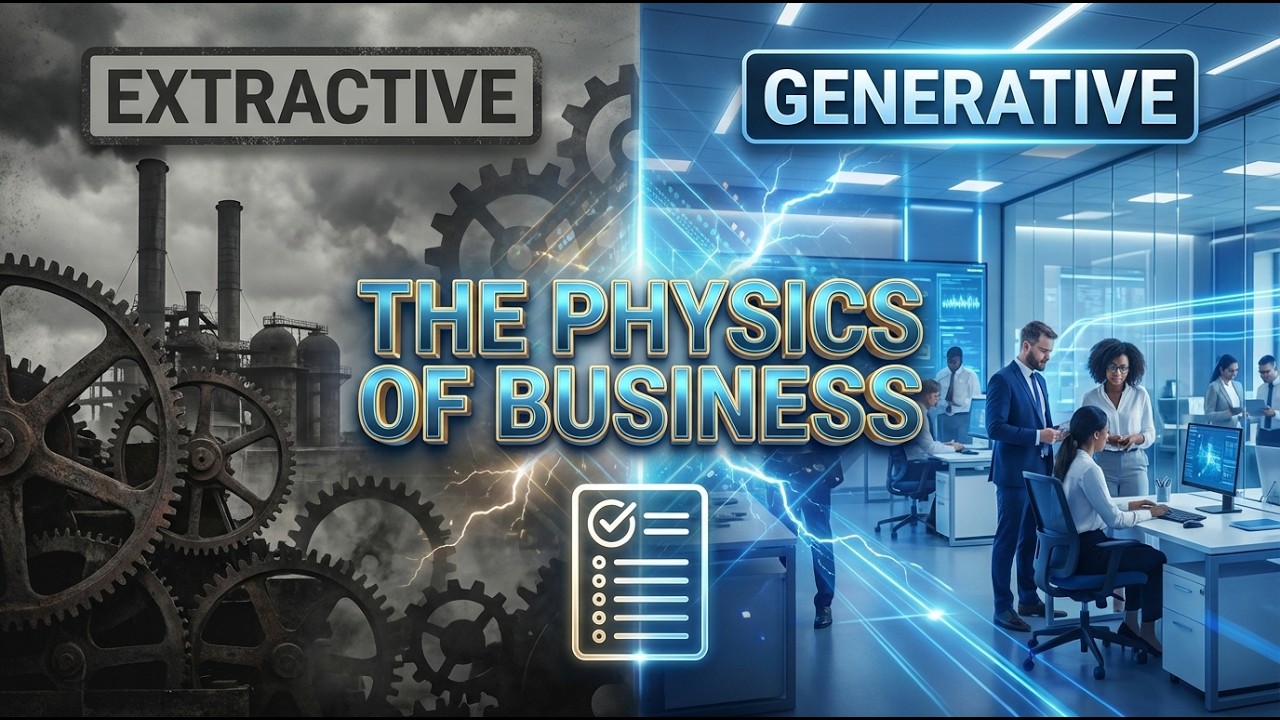 The Physics of People-First Capitalism: Why Your Business Is a Physics Problem #PeopleFirst