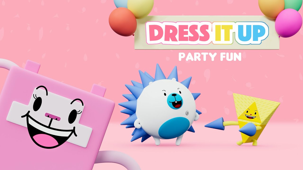 Birthday Party Fun with Shapes | Dress Up Fun for Kids  | Kids Songs & Nursery Rhymes