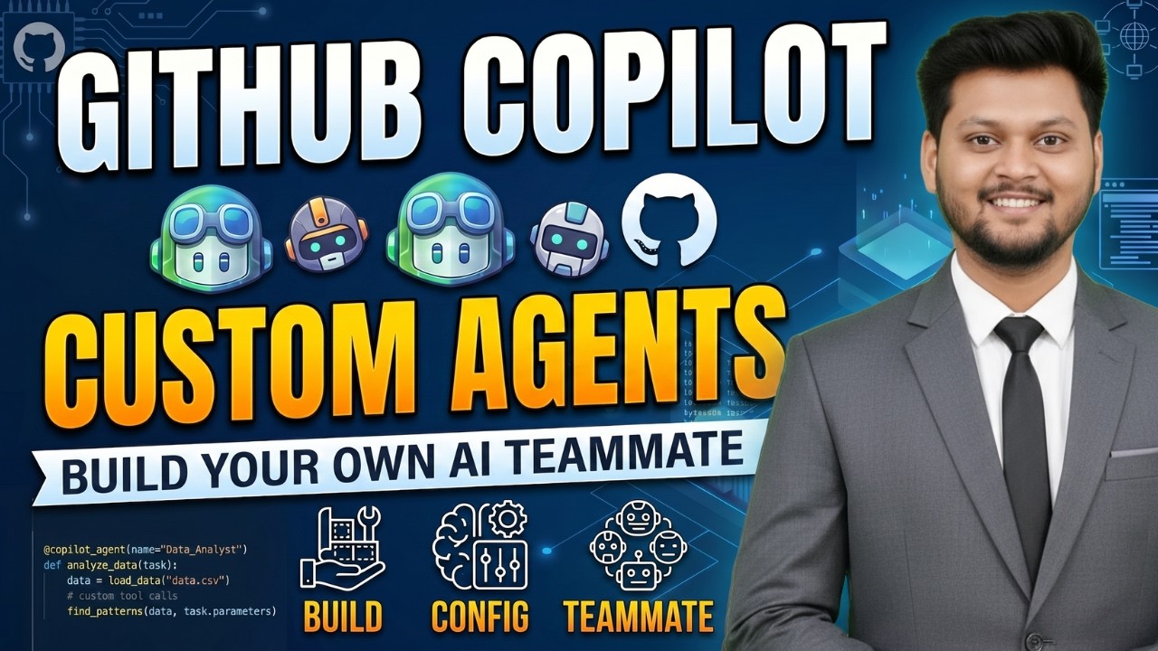 GitHub Copilot: пользовательские агенты | Создайте своего ИИ-помощника