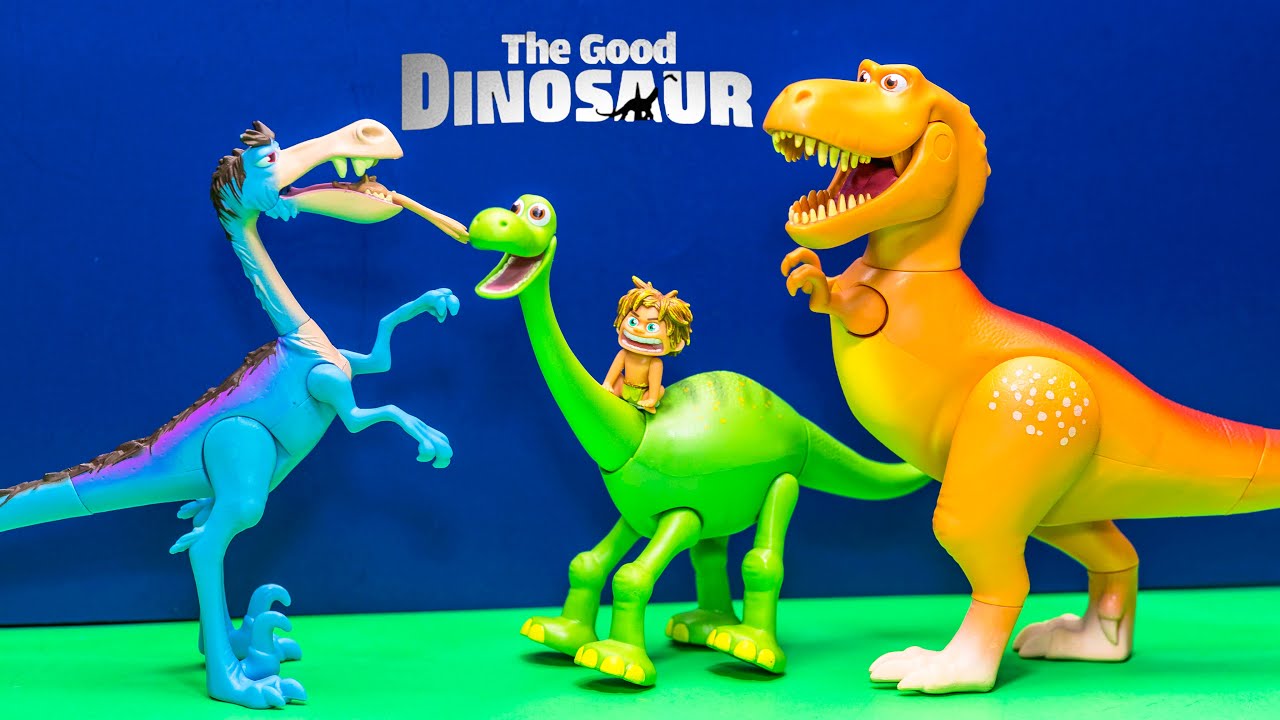 Good Dinosaur 4 Pack + Arlo Good Dinosaur Video Toy Review