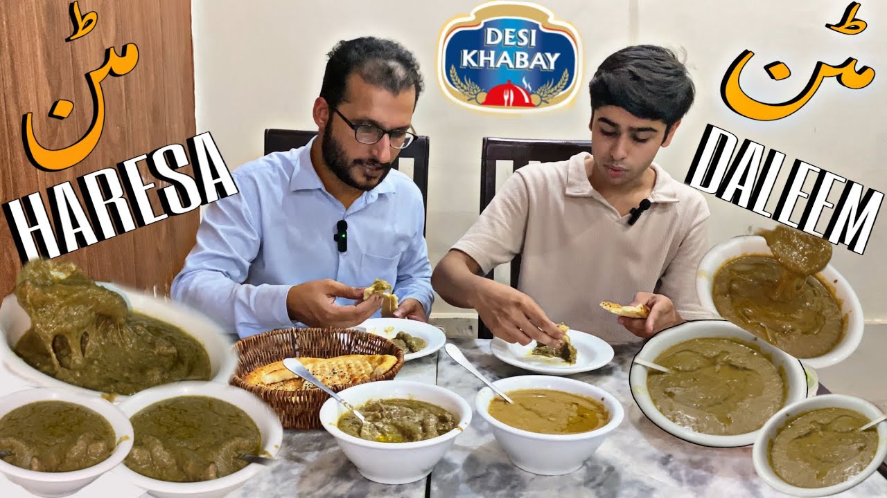 Lahore famous hareesa and daleem spot desi khabay harbanspura 