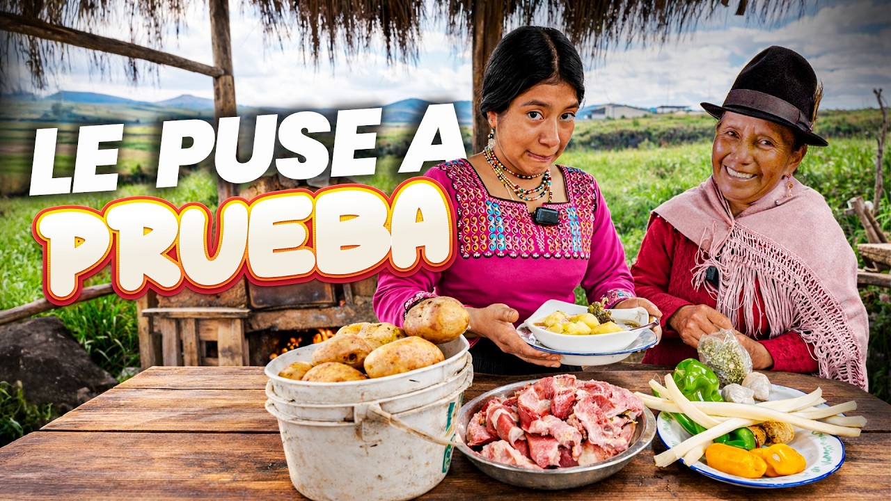 PREPARAMOS RICO CALDO de CARA (a leña) | Doña Empera