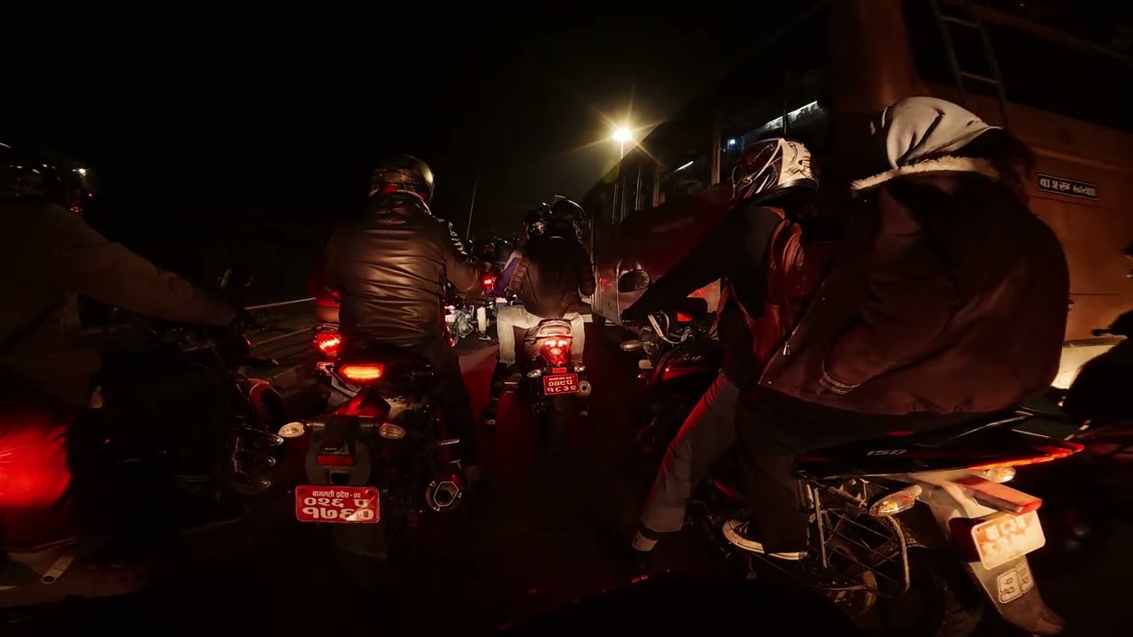 Night ride in KTM City.