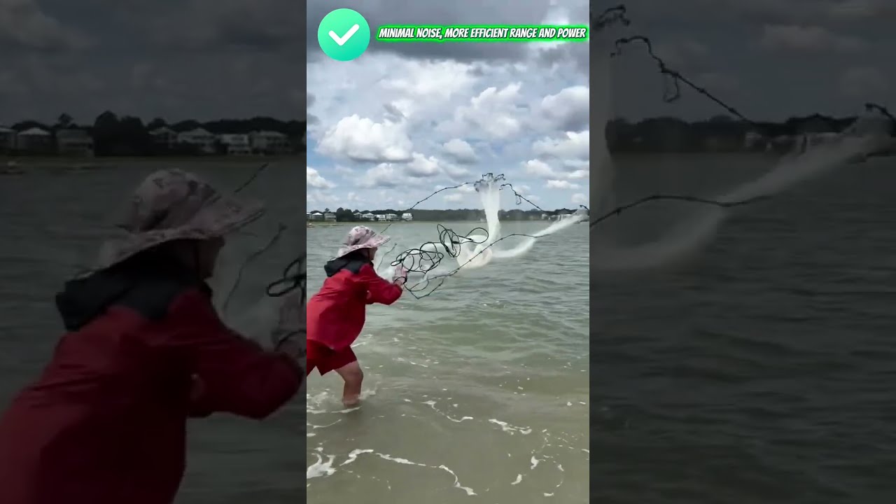How to throw a Cast Net (7-10 feet) in the water