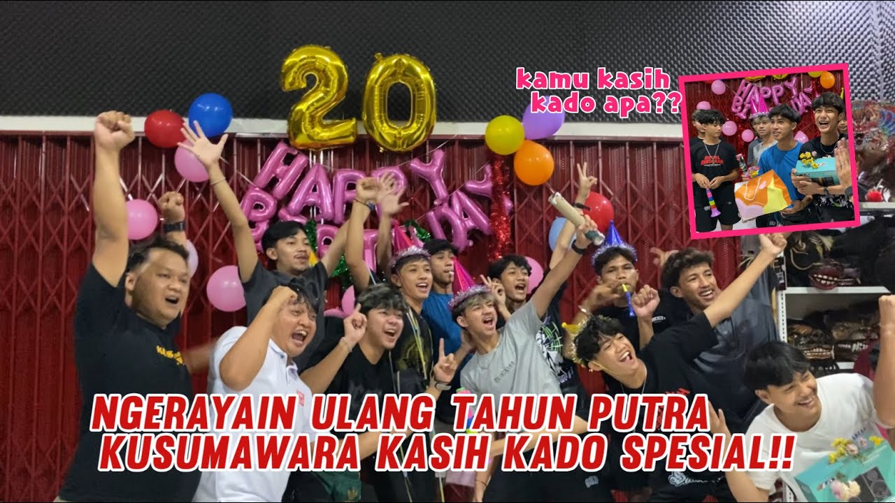 SEPESIAL KADO DARI TIM KUSUMAWARA UNTUK PUTRA !! Semoga suka ya put.