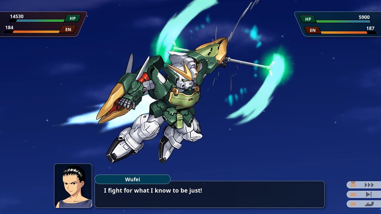 SRW Y - Altron Gundam (Enemy) Attacks
