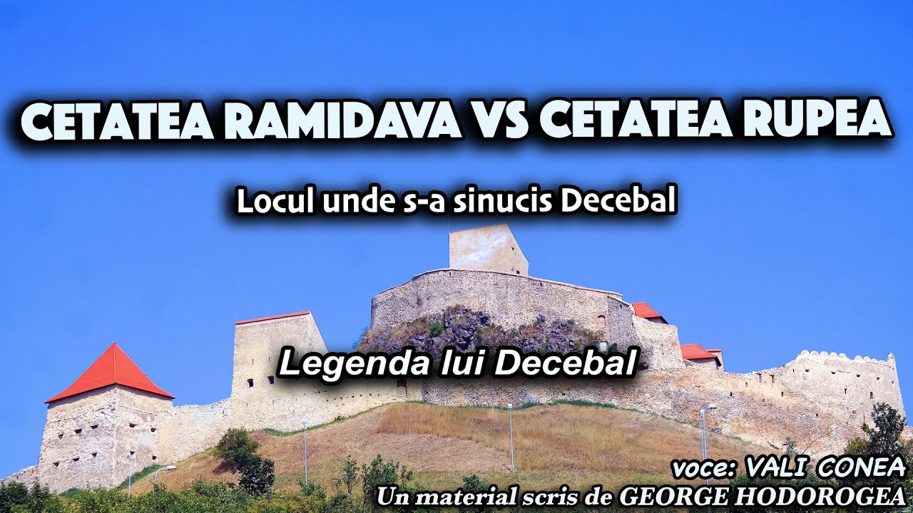 Cetatea Ramidava vs Cetatea Rupea locul unde s a sinucis Decebal, Legenda lui Decebal