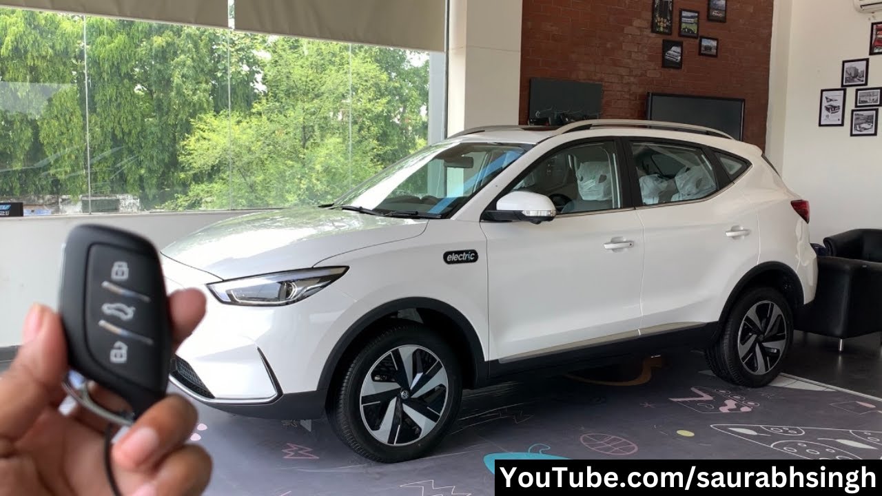 New MG ZS EV Exclusive Modal 2023 - Onroad Price & Features Electric SUV  Range ??