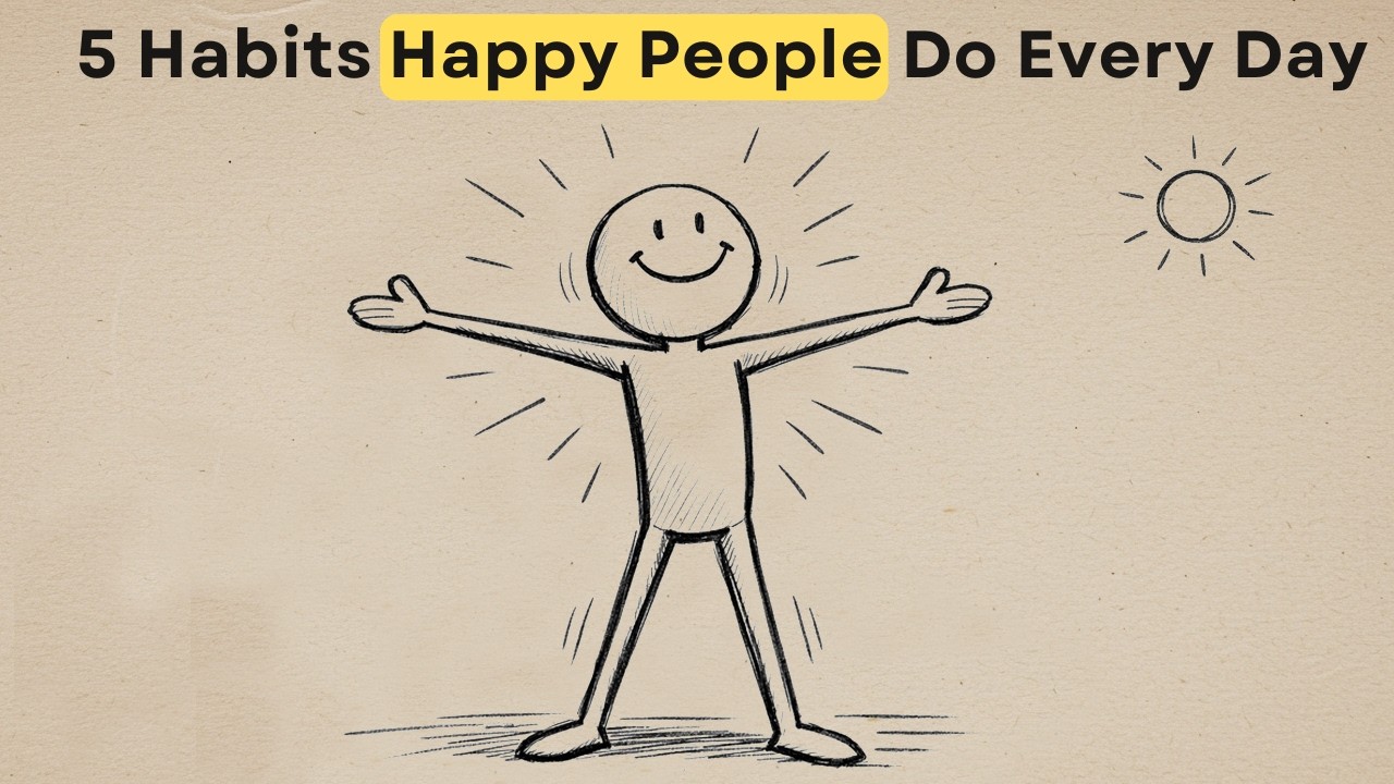 5 Silent Habits Happy People Do Every Day