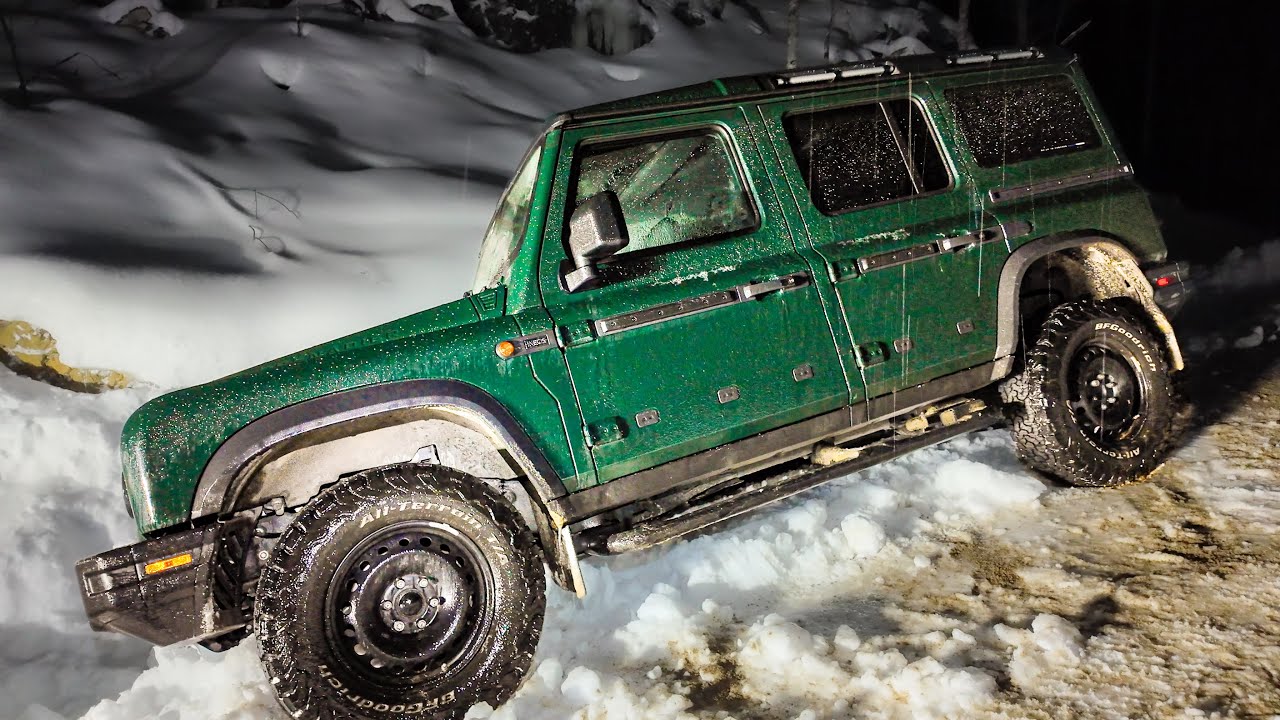🇨🇦 INEOS GRENADIER Ice Storm Recovery - BAD Roads & STEEP Hills…