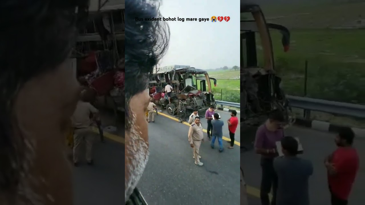 my#first#vlog#Bus#Exident#😭💔