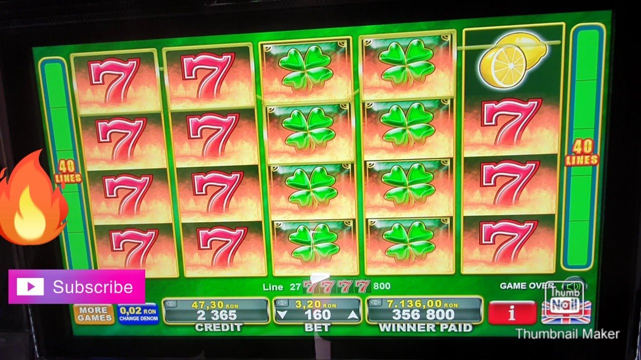 BURNING HOT FRUITS 40 LINES C&Acirc;ȘTIG URIAȘ PARIU 300 SLOT MACHINĂ - PĂCĂNELE