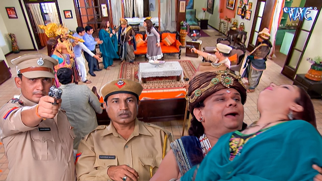 चित्रगुप्त को बचाने के लिए बिंदिया आ गयी बन्दूक की गोली के सामने | यम है हम | Yam Hain Ham | Ep 190