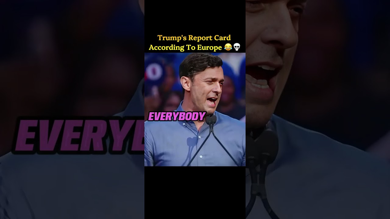 Trump&rsquo;s Report Card According To Europe 😂💀 | Real Data 2026